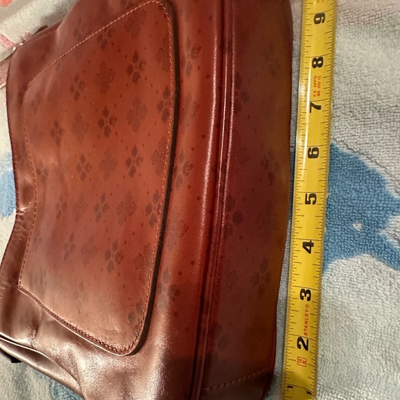 Patricia Nash Rich Brown Leather Shoulder Bag with matching wallet - Picture 6 of 15